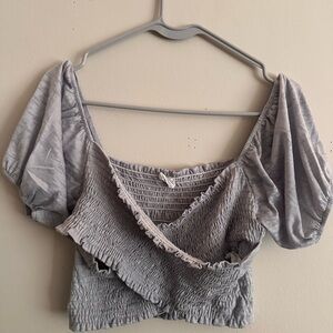 Le Lis Light Blue Womens Top